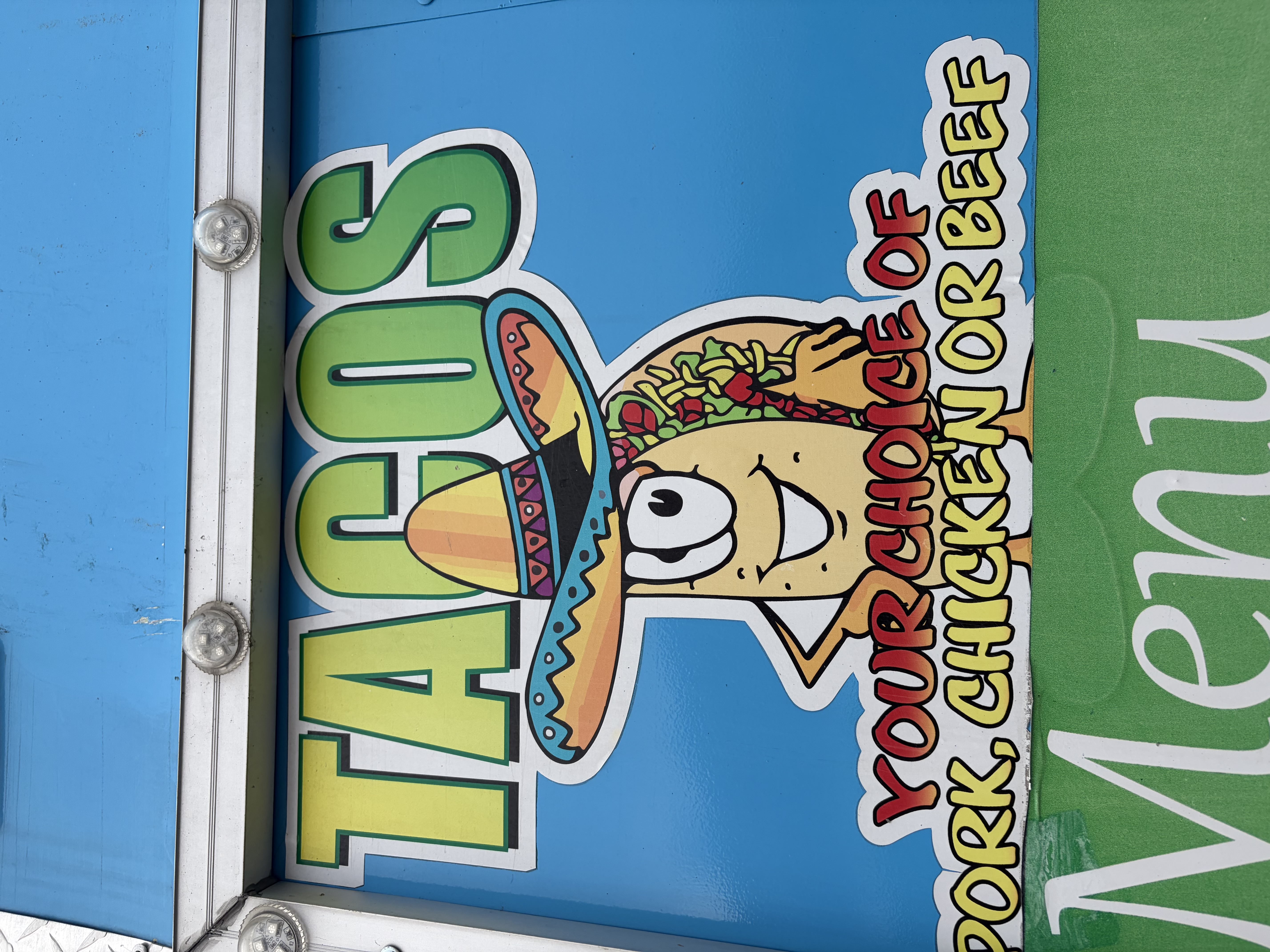 Taqueria El Cerrito taco mascot
